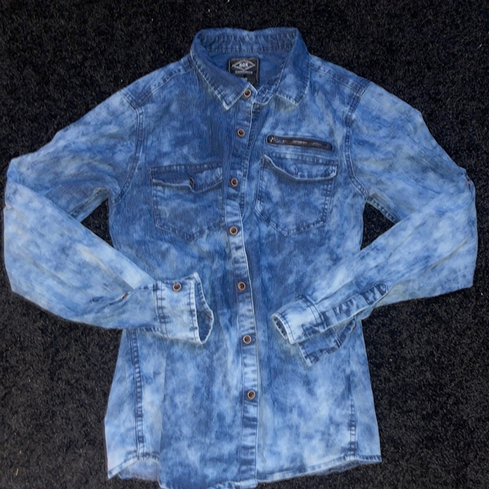 Faded Denim button up shirt